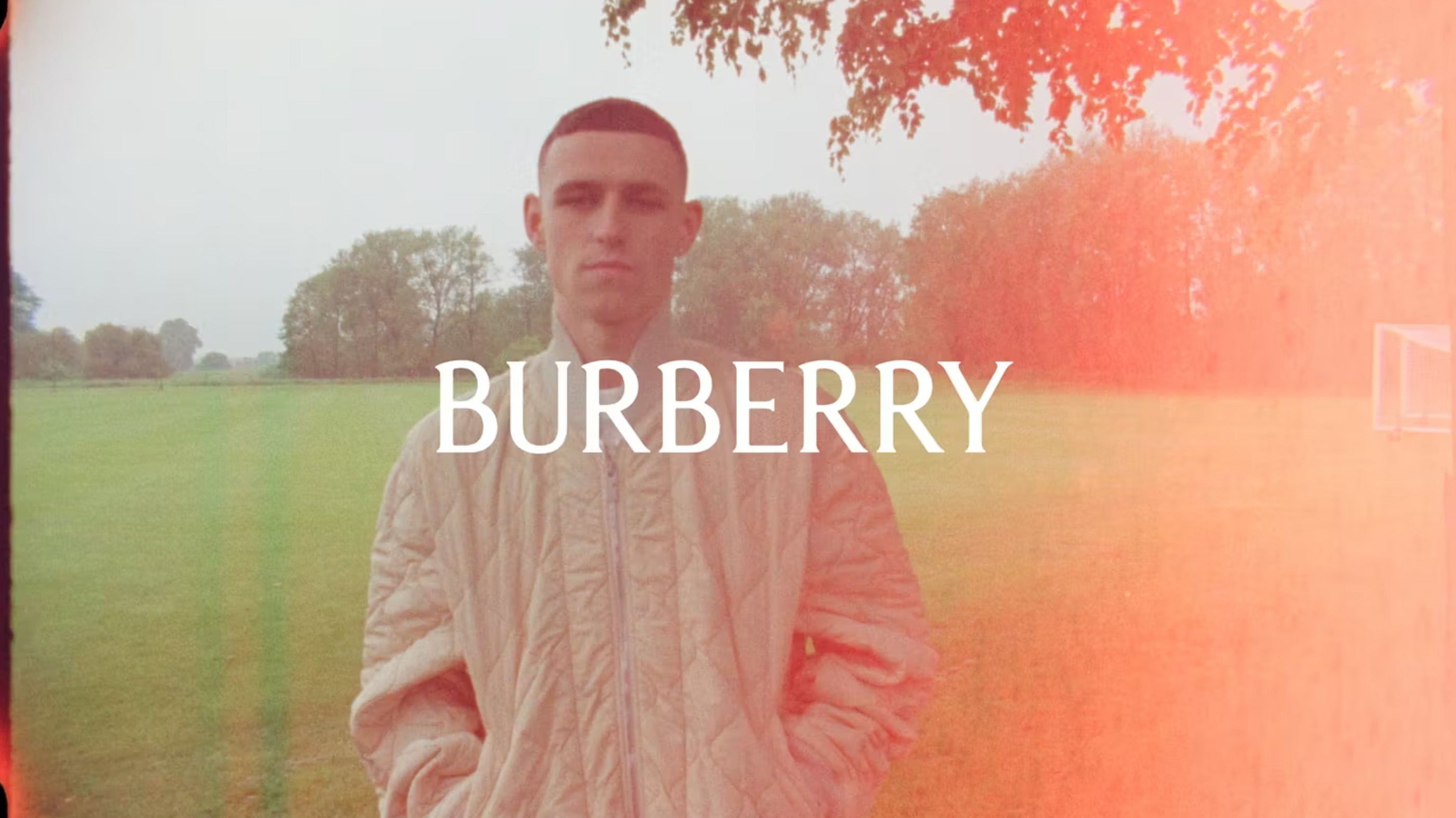 Still from Burberry 'Football Series'